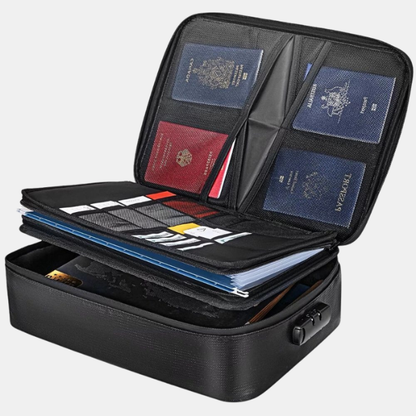 Pochette Sécurisée Étanche et Ignifuge – Protection Documents & Argent Electro Paris