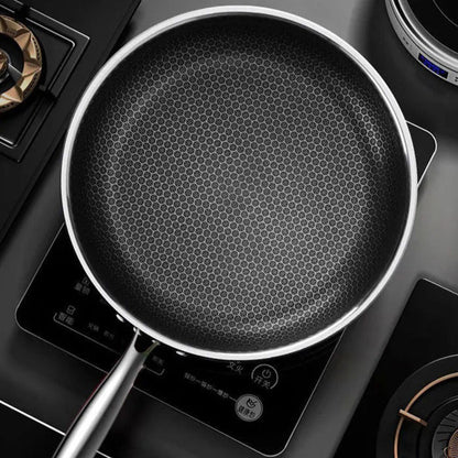 Poêle à Frire en Acier Inoxydable – Économie d'Énergie pour Cuisine Domestique Ustensiles de cuisine Electro Paris