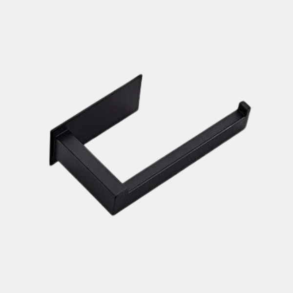 Porte-Papier Toilette sur Pied en Noir – Support Moderne pour Rangement de Salle de Bain Accessoires de salle de bain Electro Paris