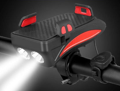 Support Pour Téléphone – Porte-Téléphone 4-en-1 pour Vélo avec Powerbank 4000 mAh Accessoires de vélo Electro Paris