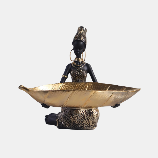 Porte-clés mural artistique avec sculpture de femme pour une décoration élégante Décoration intérieure Electro Paris