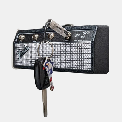 Porte Clés Fender Guitar Amp – Support Mural Original pour Clés Pompes à air Electro Paris Noir