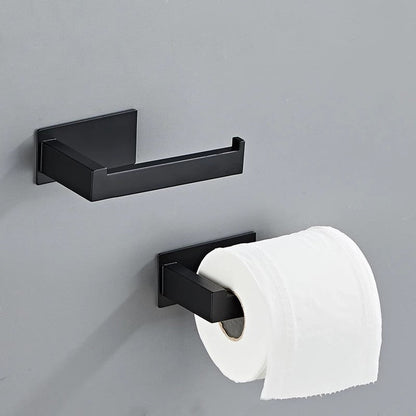 Porte-Papier Toilette sur Pied en Noir – Support Moderne pour Rangement de Salle de Bain Accessoires de salle de bain Electro Paris