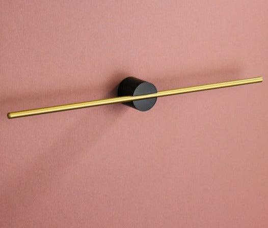 Porte-Serviettes en Métal Ajustable au Design Minimaliste Accessoires de salle de bain Electro Paris Grand Noir Or