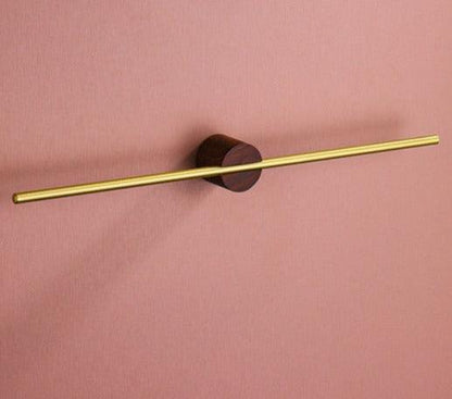 Porte-Serviettes en Métal Ajustable au Design Minimaliste Accessoires de salle de bain Electro Paris Grand Cuir Brun Or