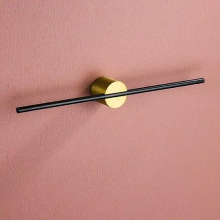 Porte-Serviettes en Métal Ajustable au Design Minimaliste Accessoires de salle de bain Electro Paris Petit Or Noir