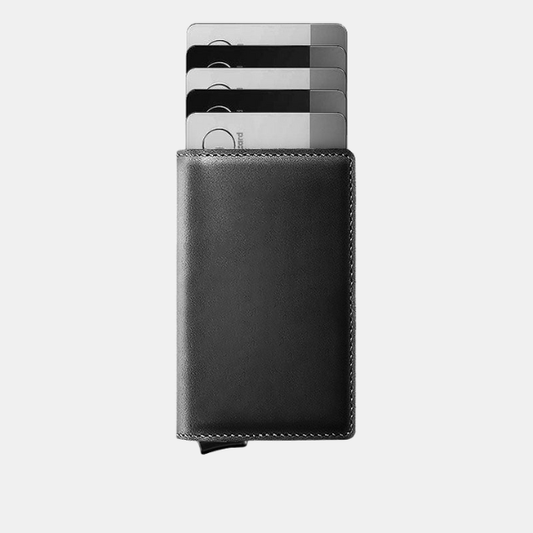 Portefeuille Classique en Cuir Premium active Electro Paris Noir Onyx