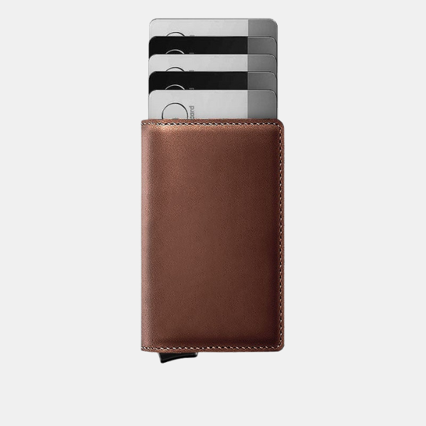 Portefeuille Classique en Cuir Premium active Electro Paris Marron Foncé