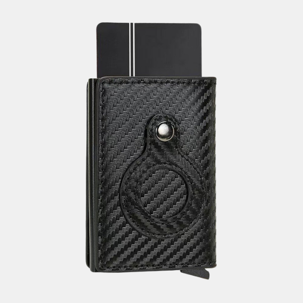 Portefeuille Sécurisé – Protection RFID Intelligente Electro Paris Carbone Noir avec Support