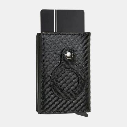 Portefeuille Sécurisé – Protection RFID Intelligente Electro Paris Carbone Noir avec Support
