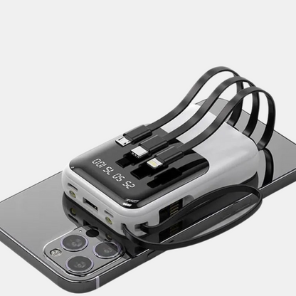 PowerBank 10 000 mAh – Charge Rapide et Portable Gadgets Electro Paris Blanc