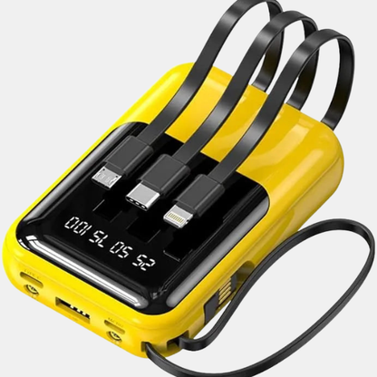 PowerBank 10 000 mAh – Charge Rapide et Portable Gadgets Electro Paris Jaune