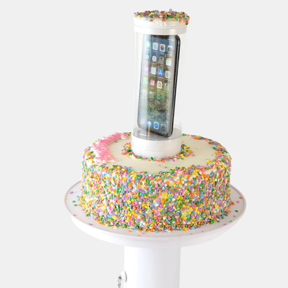 Présentoir à Gâteaux – Surprise Écologique Blanc pour Anniversaires et Célébrations Supports à gâteaux Electro Paris Blanc