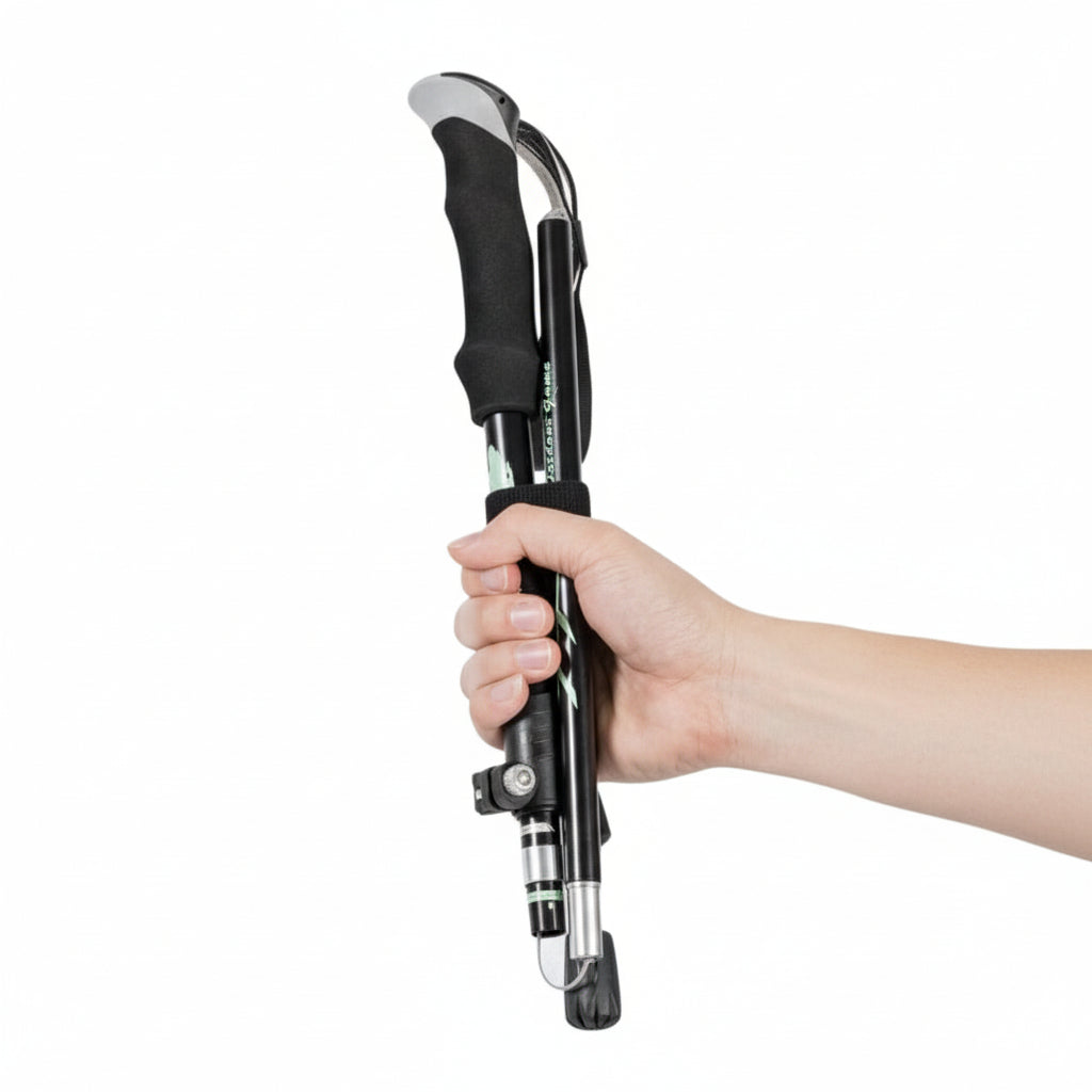 Bâton De Randonnée Rétractable Automatique Premium Pour Aventures Et Sécurité Sur Tous Les Sentiers Walking stick Electro Paris