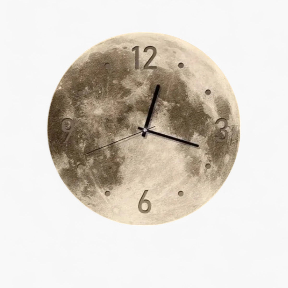 Horloge Murale – Disque Lunaire Décoratif Silencieux Et Raffiné Wall clock Electro Paris