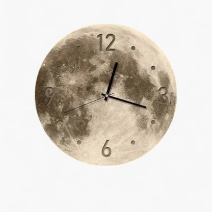 Horloge Murale – Disque Lunaire Décoratif Silencieux Et Raffiné Wall clock Electro Paris