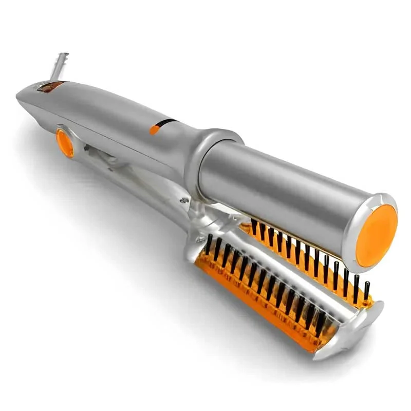 Brosse À Cheveux Professionnelle 2 en 1 Rotative et Chauffante Pour Lissage et Boucles Hair Brush Electro Paris