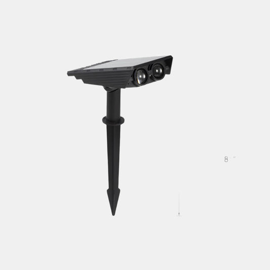 Projecteur solaire multi-zoom à LED étanche pour l'extérieur Lampadaires Electro Paris Blanc chaud