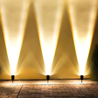 Projecteur solaire multi-zoom à LED étanche pour l'extérieur Lampadaires Electro Paris