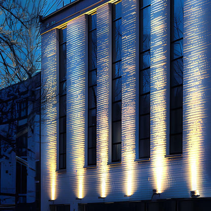 Projecteurs LED d'extérieur puissants et étanches pour l'éclairage paysager Lampadaires Electro Paris Rectangulaire 80W Blanc froid