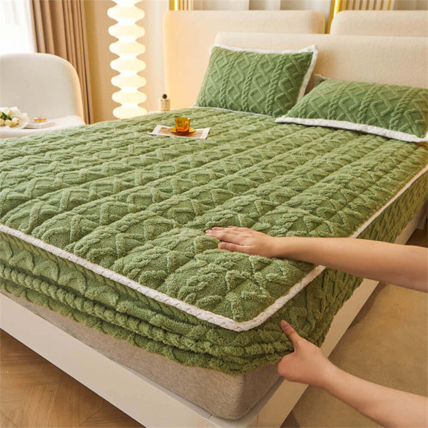 Protège-Matelas UltraSoft En Éponge – Lavable Et Respirant Sandsberg032517 Electro Paris Complet Vert