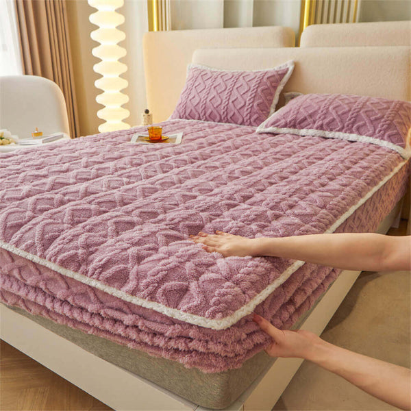 Protège-Matelas UltraSoft En Éponge – Lavable Et Respirant Sandsberg032517 Electro Paris Complet Violet