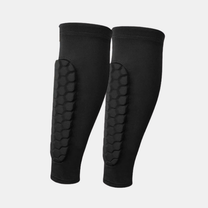 Protège-tibias de Soccer Rembourrés en Nid d'abeille – Équipement de Protection pour Jeunes et Adultes Équipement de protection sportive Electro Paris M