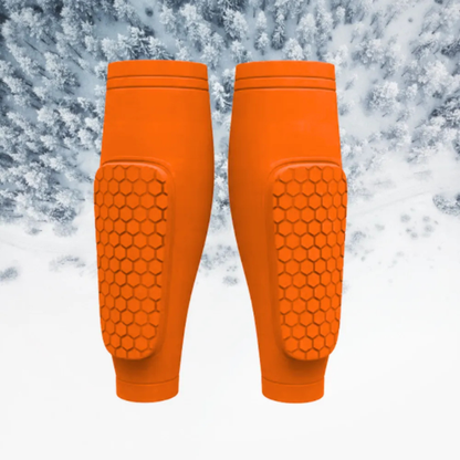 Protège-tibias de Ski – Protection et Confort Electro Paris Orange S