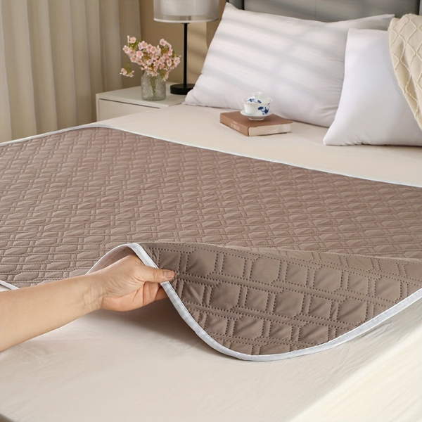 Protège‑matelas étanche – Protection contre les fuites, lavable en machine Electro Paris 35x45cm Café