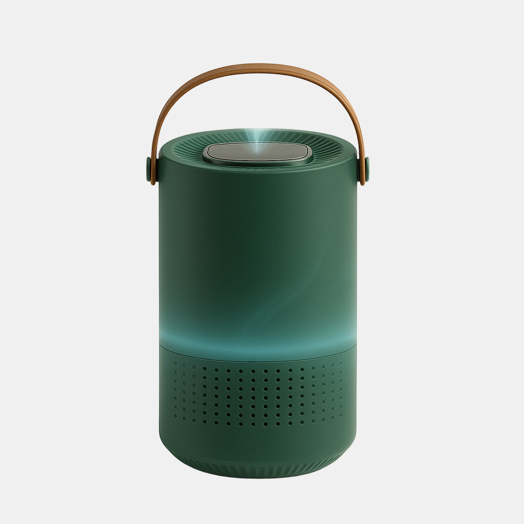 Purificateur d'Air HEPA Portable USB – Idéal pour Bureau et Voiture Purificateur d'air Electro Paris Vert