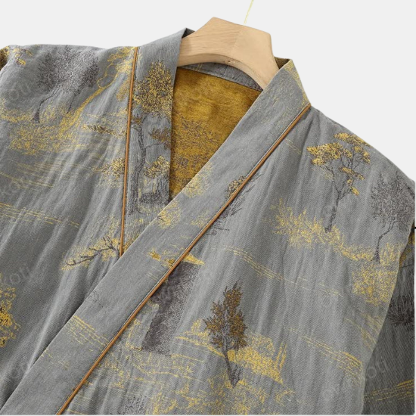 Pyjama Kimono Confort – Style Naturel et Décontracté nightwear Electro Paris