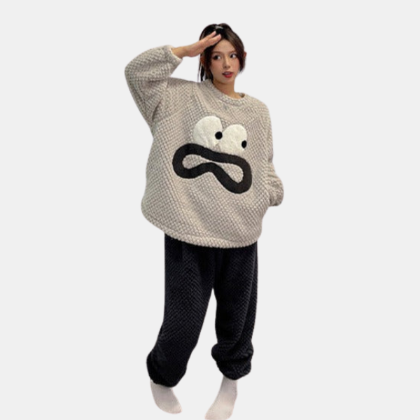 Pyjamas Assortis pour Couples – Confort Chaleureux et Douillet Couple Sleepwear Electro Paris