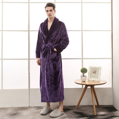 Peignoir Long Et Doux – Confort Et Élégance Pour Les Journées Froides Bath robe Electro Paris Volette M Pour les hommes