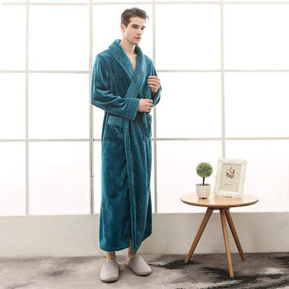 Peignoir Long Et Doux – Confort Et Élégance Pour Les Journées Froides Bath robe Electro Paris