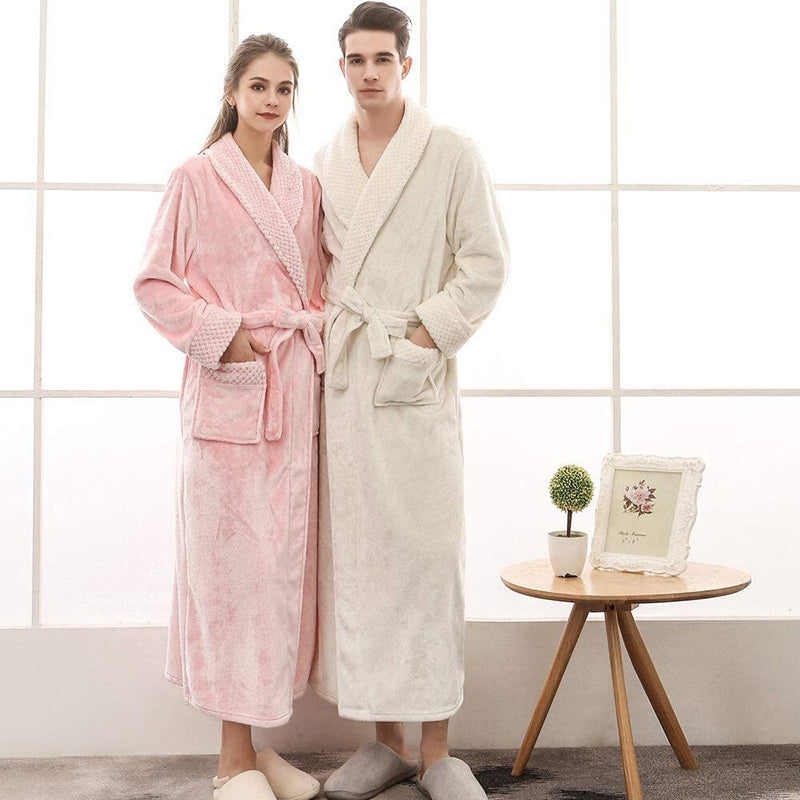 Peignoir Long Et Doux – Confort Et Élégance Pour Les Journées Froides Bath robe Electro Paris