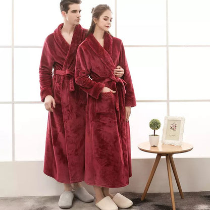 Peignoir Long Et Doux – Confort Et Élégance Pour Les Journées Froides Bath robe Electro Paris