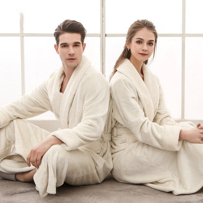 Peignoir Long Et Doux – Confort Et Élégance Pour Les Journées Froides Bath robe Electro Paris