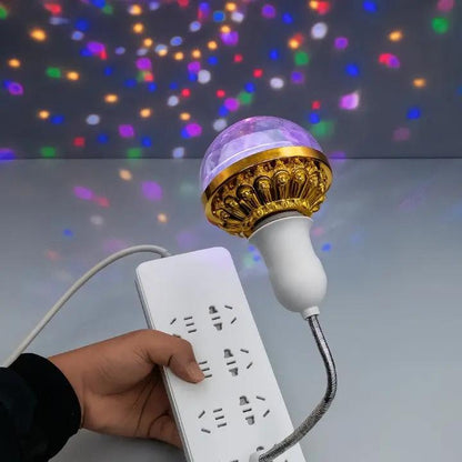 Ampoule LED Rotative RGB Avec Effet Stroboscopique Pour Créer Une Atmosphère De Fête Colorée Party light Electro Paris
