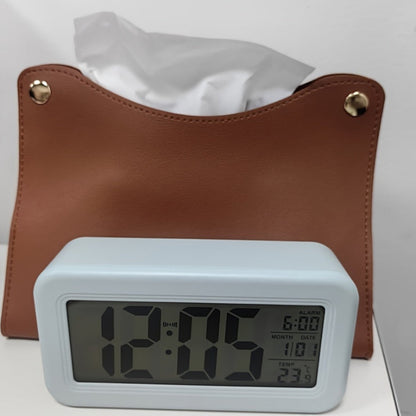 Réveil Numérique LCD avec Affichage de la Date et Température Réveil numérique Electro Paris Bleu