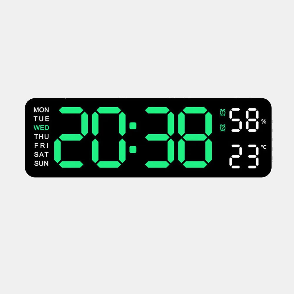 Réveil Numérique LED Intelligent avec Calendrier et Affichage Météo Réveil numérique intelligent Electro Paris