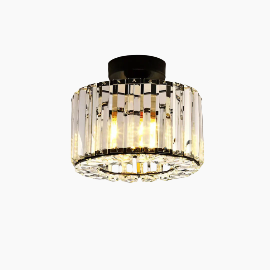 Radiance Plafonnier en Cristal Lampe Electro Paris Noir