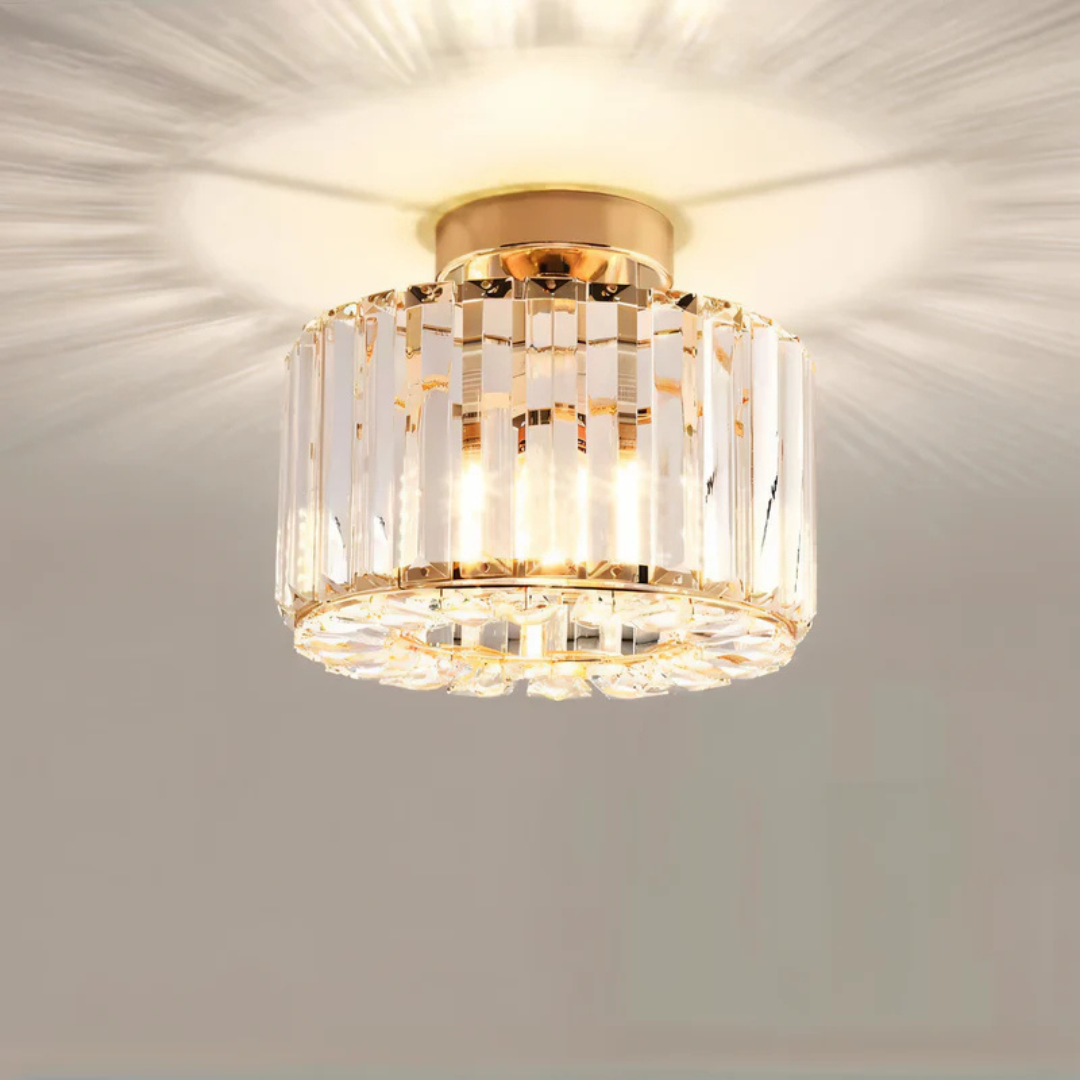 Radiance Plafonnier en Cristal Lampe Electro Paris L'or