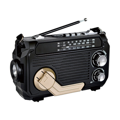 Radio Solaire – Radio Multifonction Portable d’Urgence Avec FM/AM/SW Solar Radio Electro Paris Noir