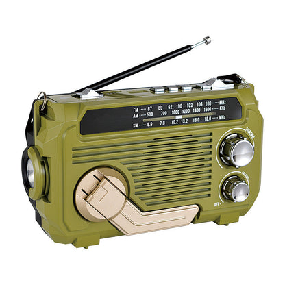 Radio Solaire – Radio Multifonction Portable d’Urgence Avec FM/AM/SW Solar Radio Electro Paris Vert