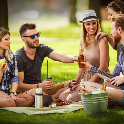 Talkie-Walkie Double Bande – Radio Longue Portée Avec 128 Canaux Communication Radio Electro Paris