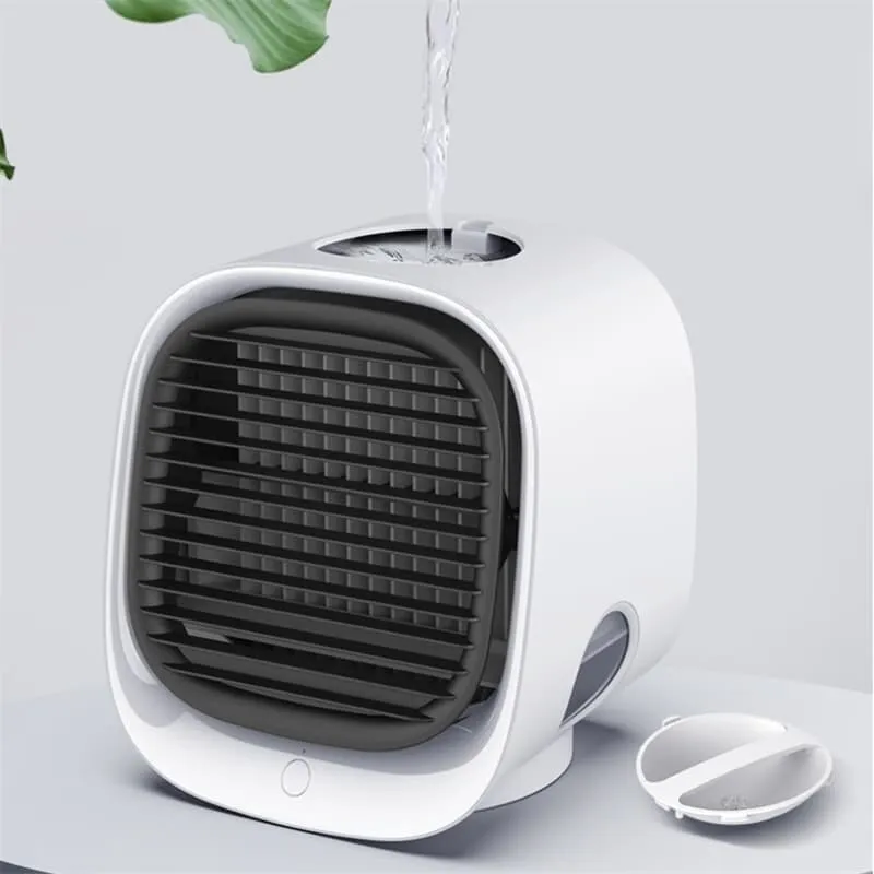 Rafraîchisseur d’Air USB 2-en-1 – Silencieux et Compact avec Humidificateur, Arrêt Automatique Refroidisseurs d'air et humidificateurs Electro Paris