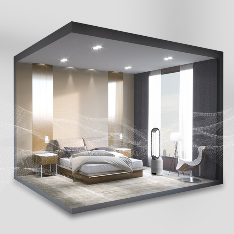 Rafraîchisseur d’Air 3-en-1 Sans Pales avec Purificateur, Oscillation & Écran LED Tactile Climatiseurs et ventilateurs Electro Paris