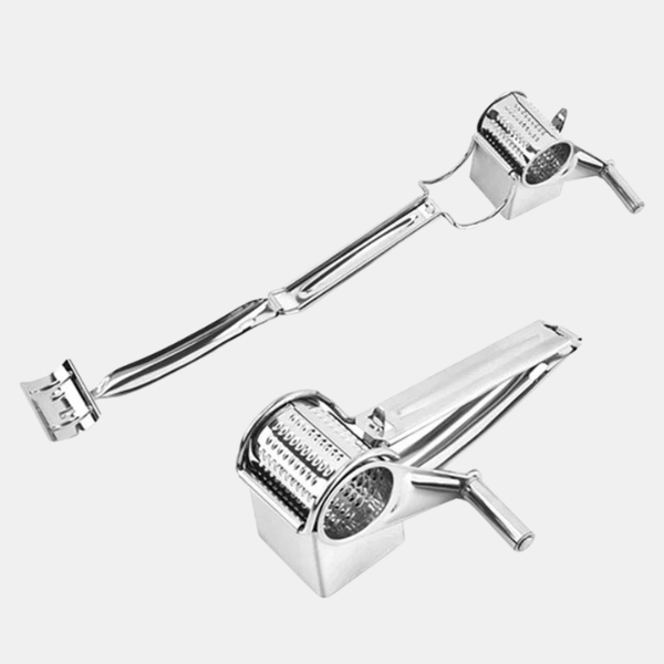 Râpe Manuelle Multifonction – Inox pour Fromage, Noix et Chocolat Electro Paris
