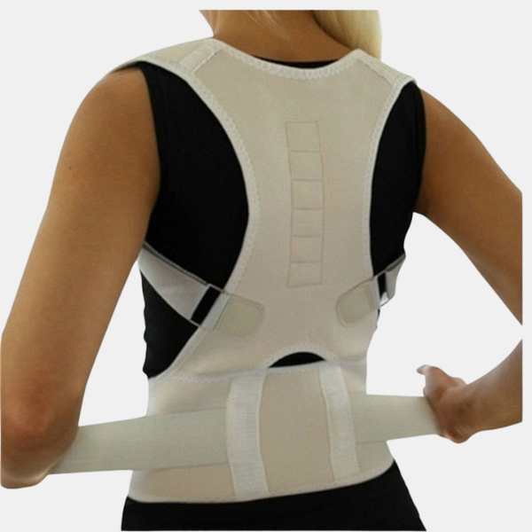 Redresse-Dos Magnétique – Confort et Posture Optimale **Magnetische Rug Corrector - BackAligner Electro Paris Beige S