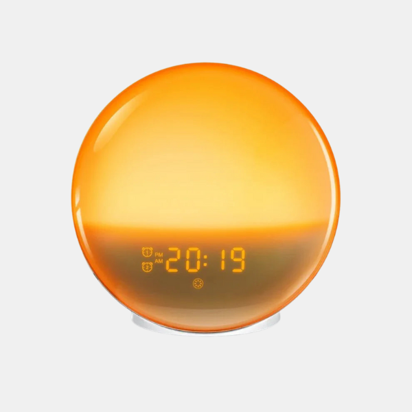 Réveil Aurore Connecté – Simulation Naturelle du Lever et Coucher de Soleil Electro Paris